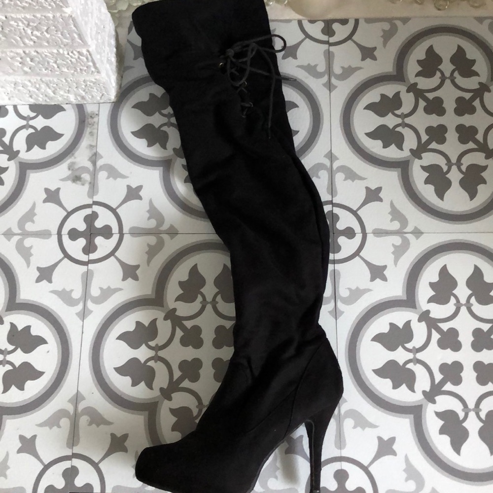 Thigh High heeled boots